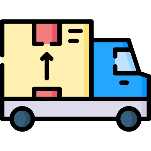 Delivery car commerce and shopping van shipping and delivery icon Delivery car commerce and shopping van shipping and delivery icon