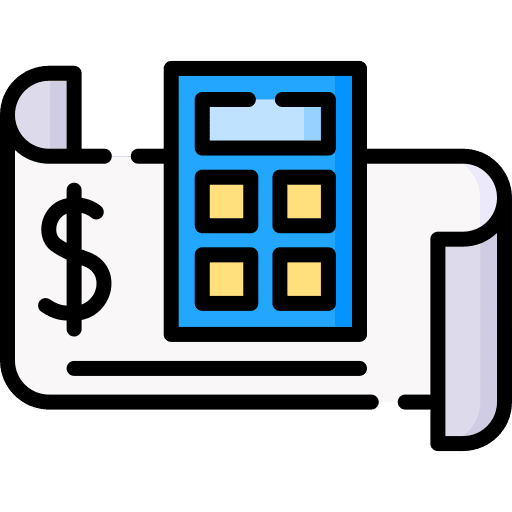 Funds calculation dollar commerce and shopping icon Funds calculation dollar commerce and shopping icon