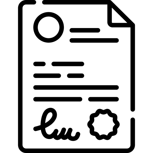 Assignment files and folders letter file icon