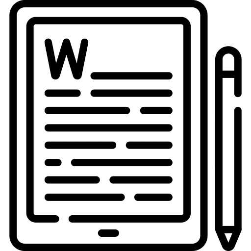 Content writing typing social network comment icon Content writing typing social network comment icon
