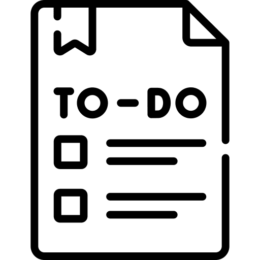 To do list clipboard checking tick icon