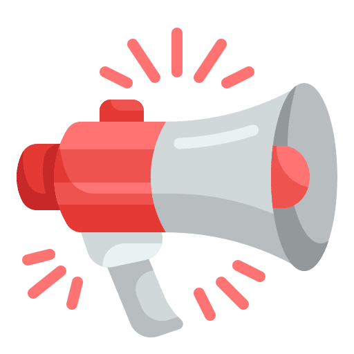 Megaphone advertising loudspeaker megaphone icon