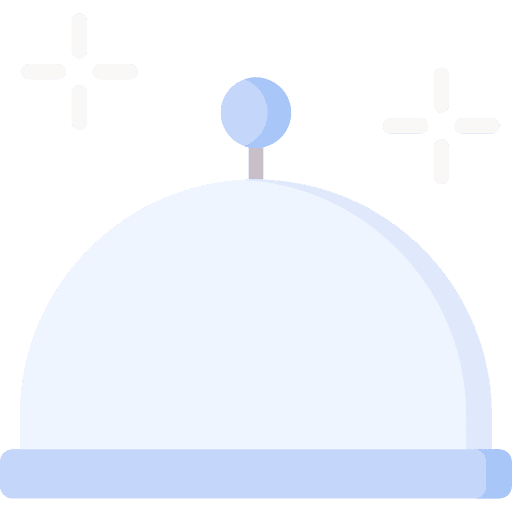 Food tray serving dish food and restaurant restaurant icon