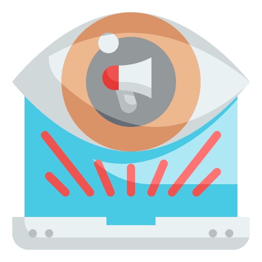 Vision eye vision laptop icon Vision eye vision laptop icon