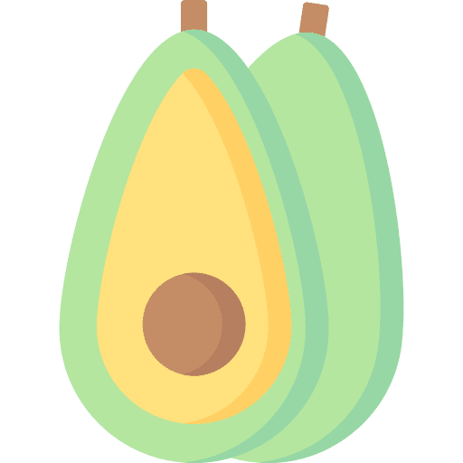 Avocado fruit vegan healthy food icon Avocado fruit vegan healthy food icon