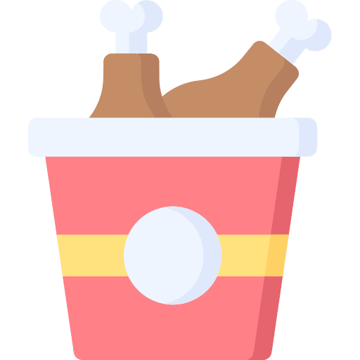 Chicken leg chicken leg junk food food and restaurant icon Chicken leg chicken leg junk food food and restaurant icon