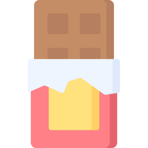 Chocolate bar food cocoa food and restaurant icon Chocolate bar food cocoa food and restaurant icon