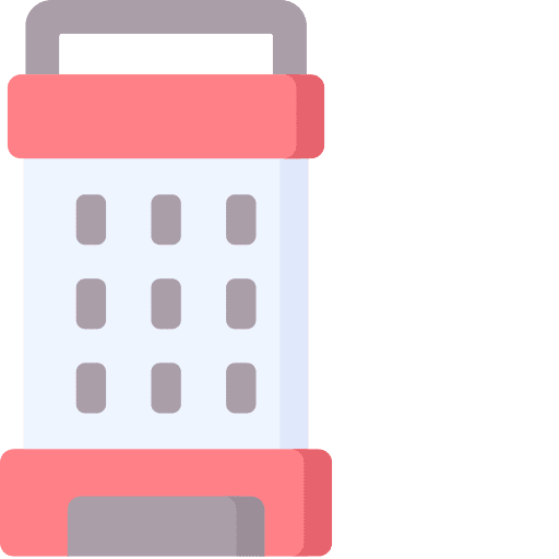 Grater food and restaurant equipment kitchen tool icon Grater food and restaurant equipment kitchen tool icon
