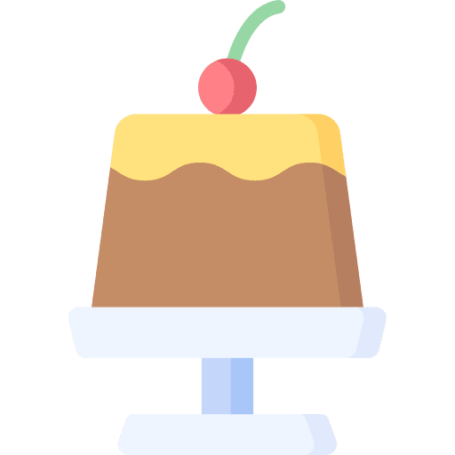 Pudding dish jelly cherry icon Pudding dish jelly cherry icon