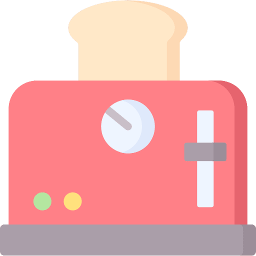 Toaster food and restaurant cook equipment icon Toaster food and restaurant cook equipment icon