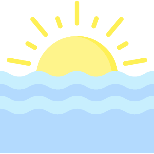 Sunset sun sunrise beach sunset icon Sunset sun sunrise beach sunset icon