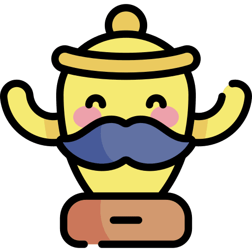 Trophy trophy moustache cup icon