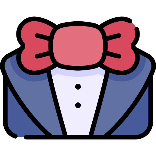 Bow tie suit garment clothing icon Bow tie suit garment clothing icon