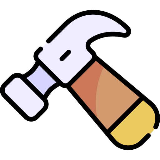 Hammer construction work tools tool icon Hammer construction work tools tool icon