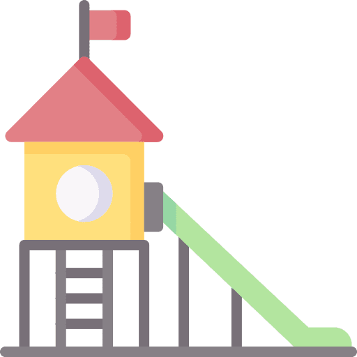 Playground playground slide children icon