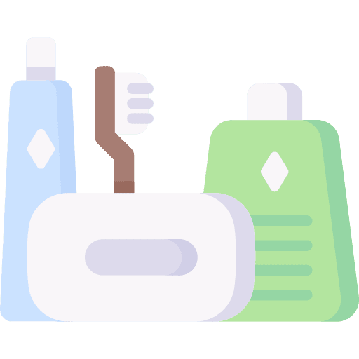 Toiletries wellness amenities dispenser icon