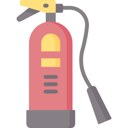 Fire extinguisher protection emergency firefighter icon Fire extinguisher protection emergency firefighter icon