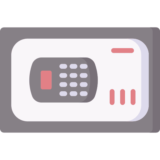 Safety box hotel service safety box safe icon Safety box hotel service safety box safe icon