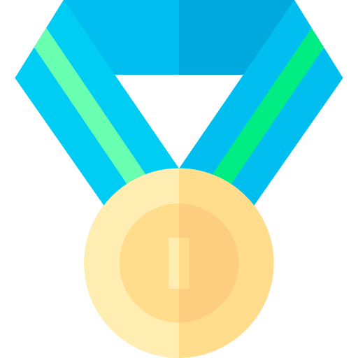 Medal award number one first icon