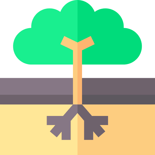 Plant botanic garden plant icon