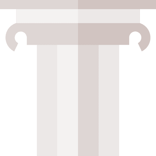 Column monumental roman greek icon