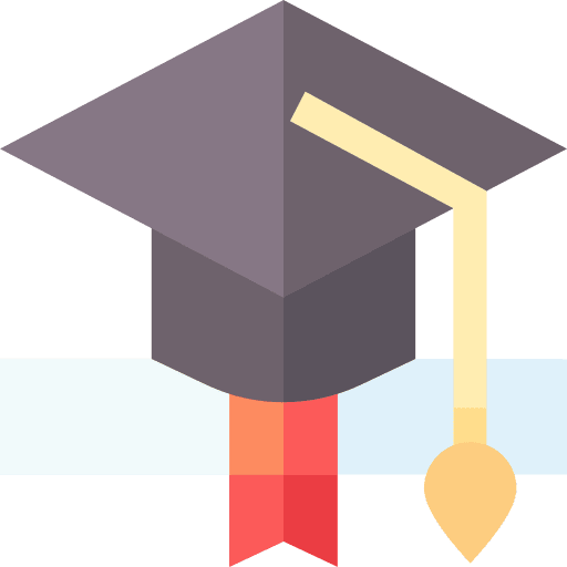 Graduate mortarboard ssl certificate certificate icon