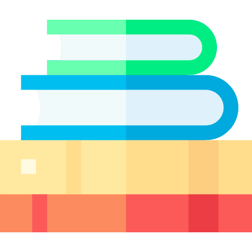 Book education stack library icon