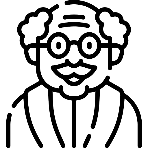 Elderly elderly person user icon