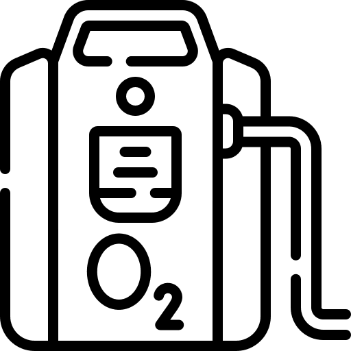 Oxygen healthcare and medical medical assistance breath icon