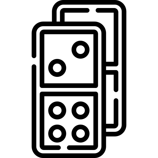 Domino gaming sports and competition leisure icon