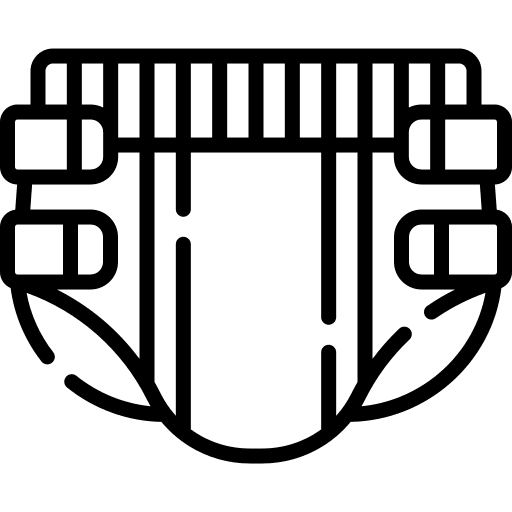 Diaper hygienic hygiene underwear icon