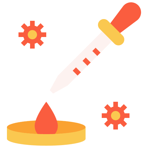 Eyedropper lab science test tube icon