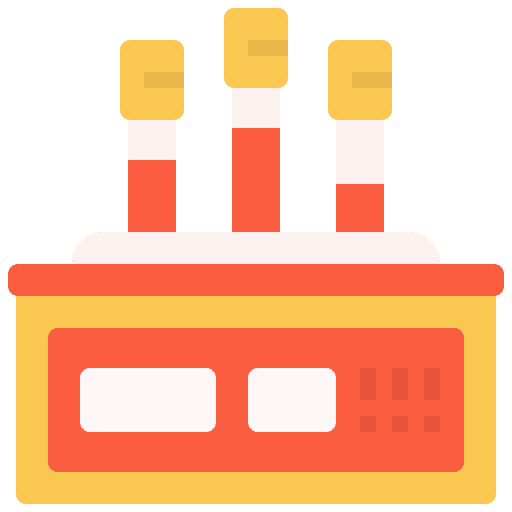 Test tube healthcare and medical blood test lab icon