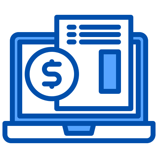 Invoice receipt ticket commerce and shopping icon