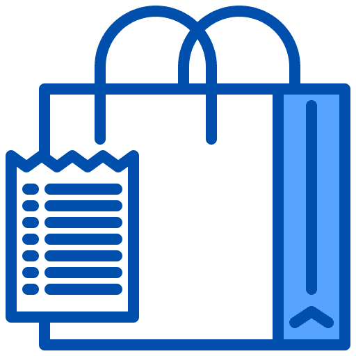 Bill buy bill shopping bag icon Bill buy bill shopping bag icon