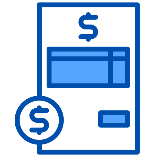 Bill money payment business and finance icon Bill money payment business and finance icon