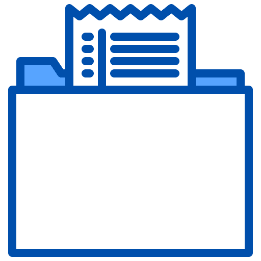 Payment payment bill files and folders icon Payment payment bill files and folders icon