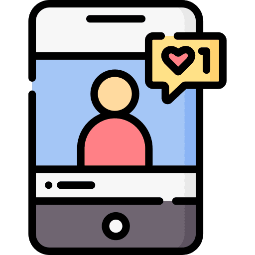 Social media social network electronics smartphone icon
