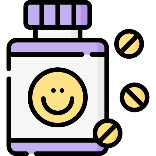 Antidepressant healthcare and medical health care drug icon Antidepressant healthcare and medical health care drug icon