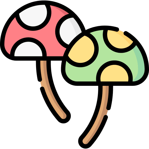 Hallucinogen fungi food hallucinogen icon