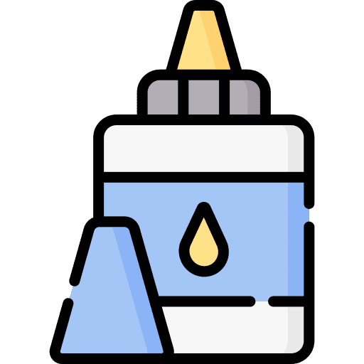 Liquid glue stationery office material handcraft icon Liquid glue stationery office material handcraft icon