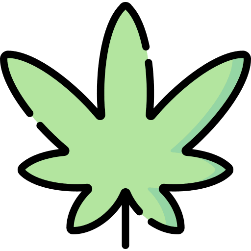 Marijuana nature cannabis drug icon Marijuana nature cannabis drug icon