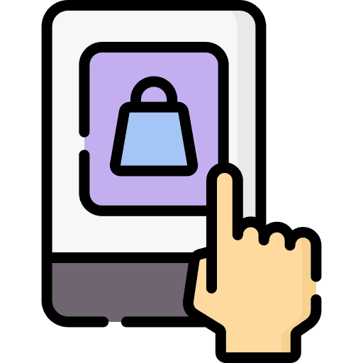 Online shopping store ecommerce online shopping icon Online shopping store ecommerce online shopping icon