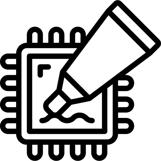 Cpu thermal cpu electronics icon