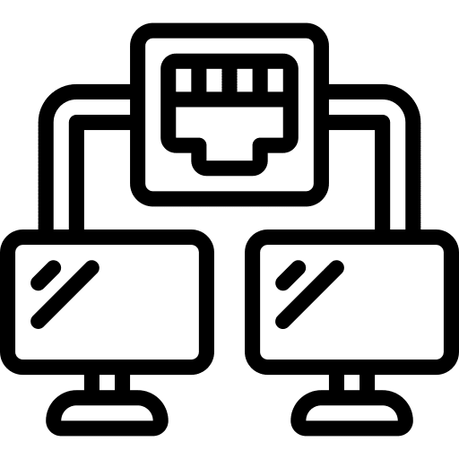 Lan internet networking computer hardware icon