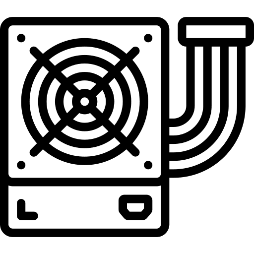 Power supply computer hardware computer hardware icon