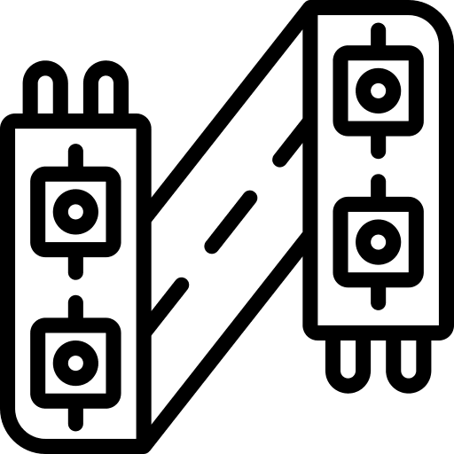 Rgb led diode component icon