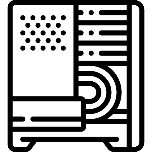 Tower pc electronic hardware computer icon