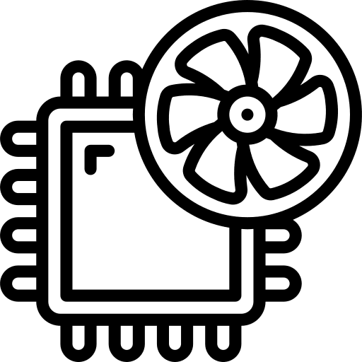 Cpu cooling fan computer hardware computer icon