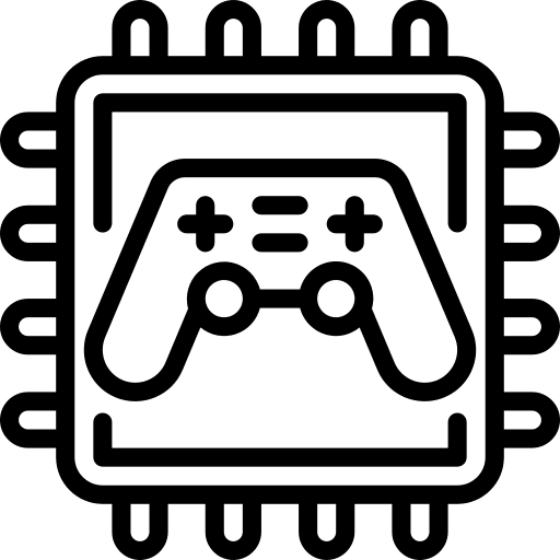 Cpu hardware gaming cpu icon